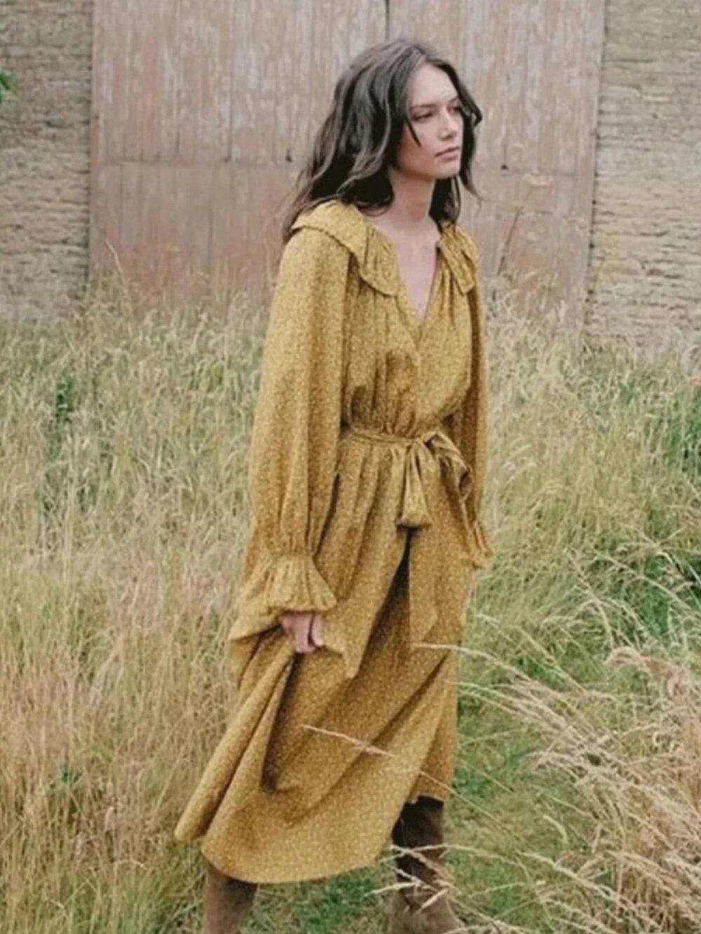 Doen Rory Dress Sunsoaked Foothills Floral